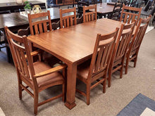 Mission Dining Table & Set of 8 Chairs