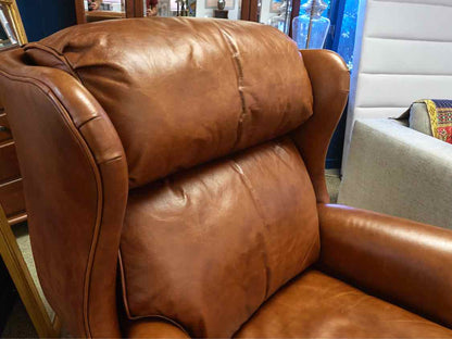 Ethan Allen 'Townsend'  Recliner in Old English Saddle Top Grain Leather