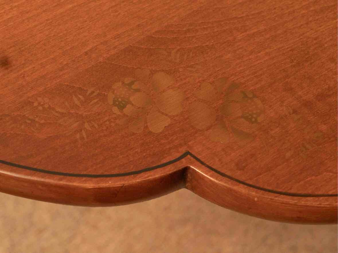 Hitchcock Maple Drop Leaf Table with (2) 14" Leaves & 6 Chair Set