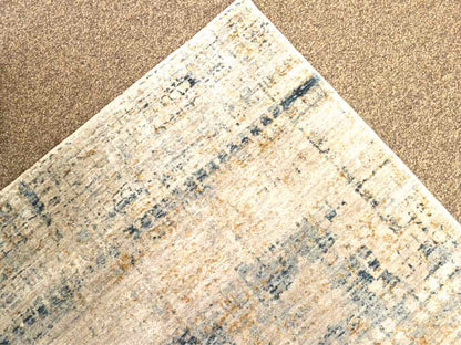 Gray Blue & Beige Area Rug