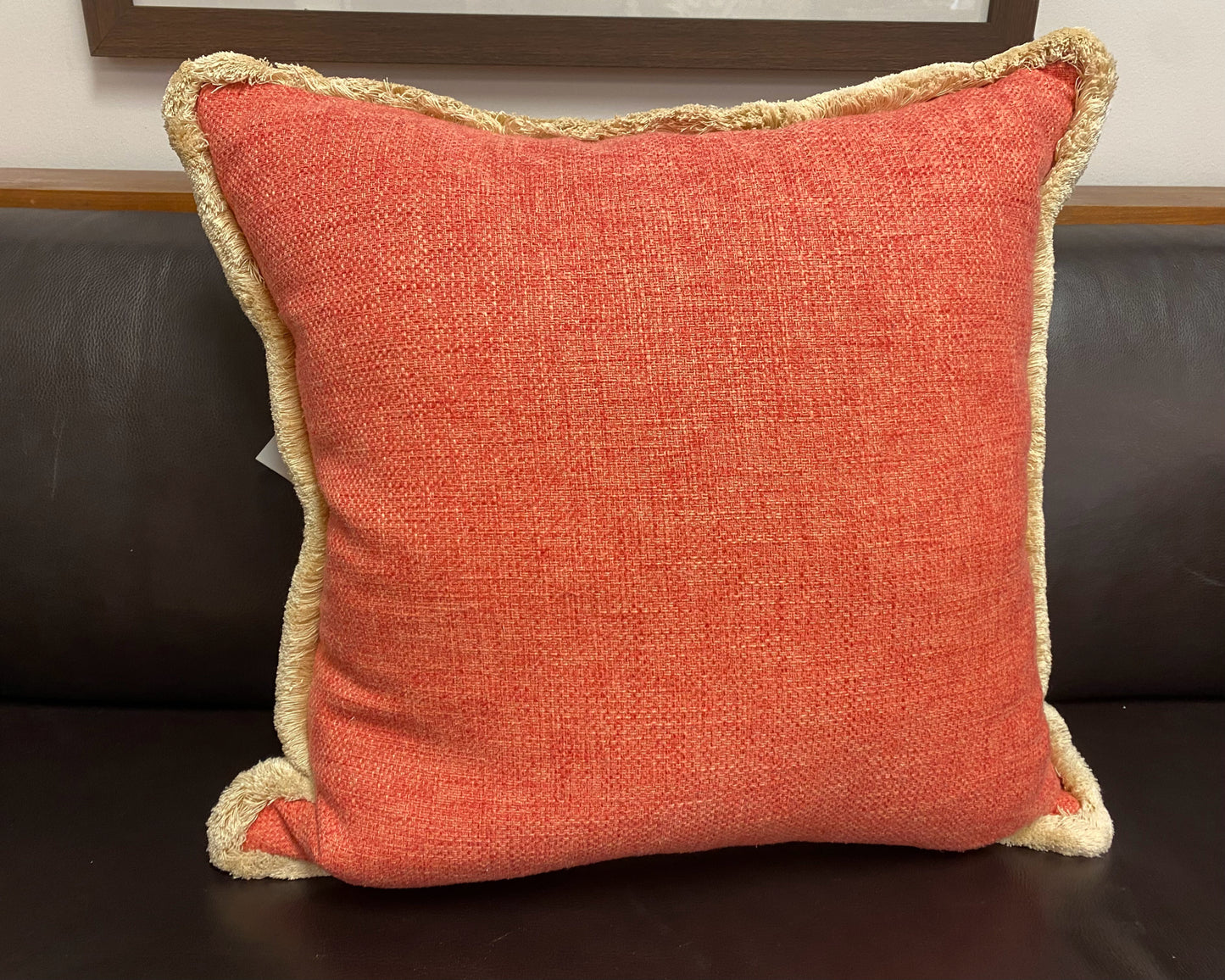 Salmon Throw Pillow