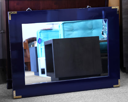 Rectangular Navy Mirror