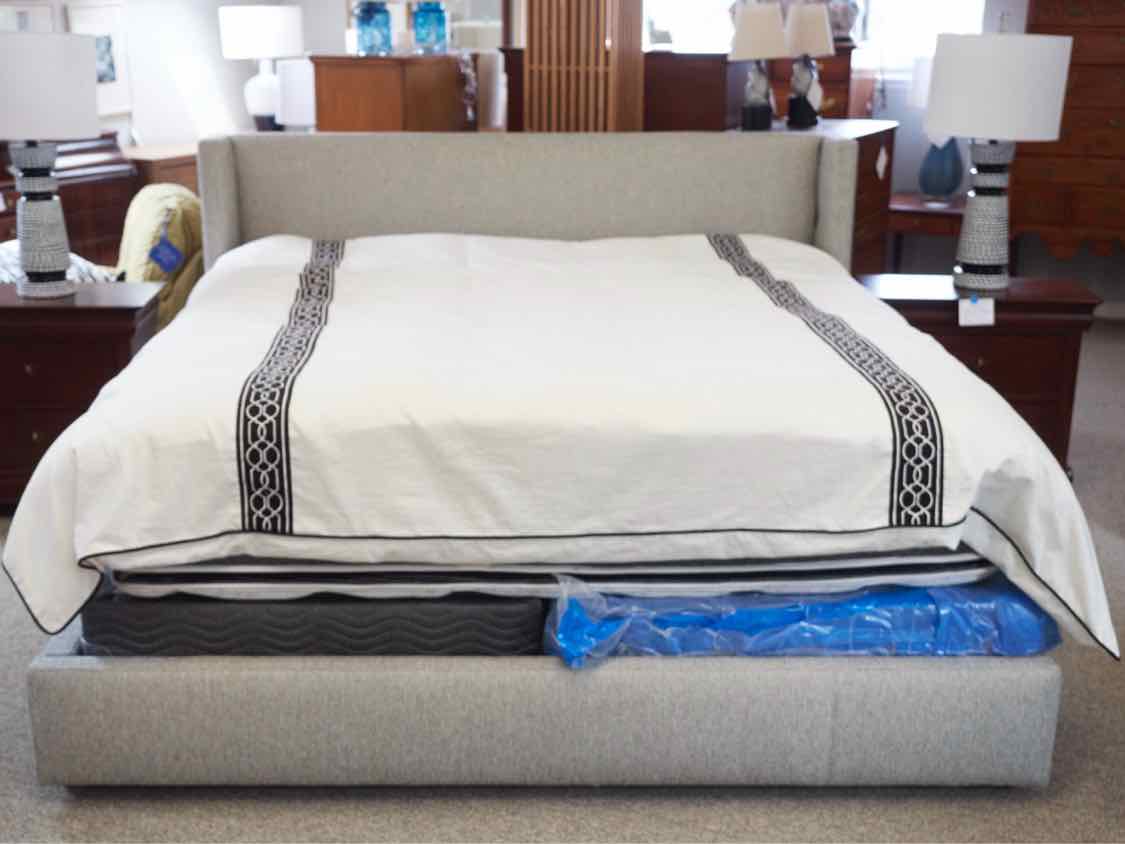 Room & Board 'Marlo' King Bed in Gray