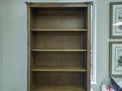 Gat Creek Monaco Bookcase in Maple with Classic Bean Finish