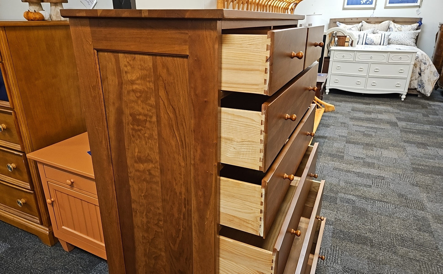 Cherry 7-Drawer Tall Chest