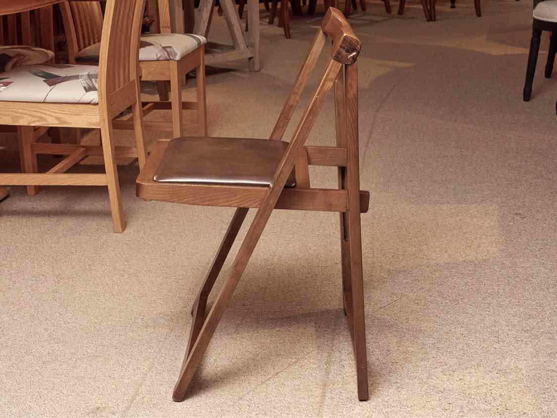 Cherry Drop Leaf Table  On Casters & 4 Chairs
