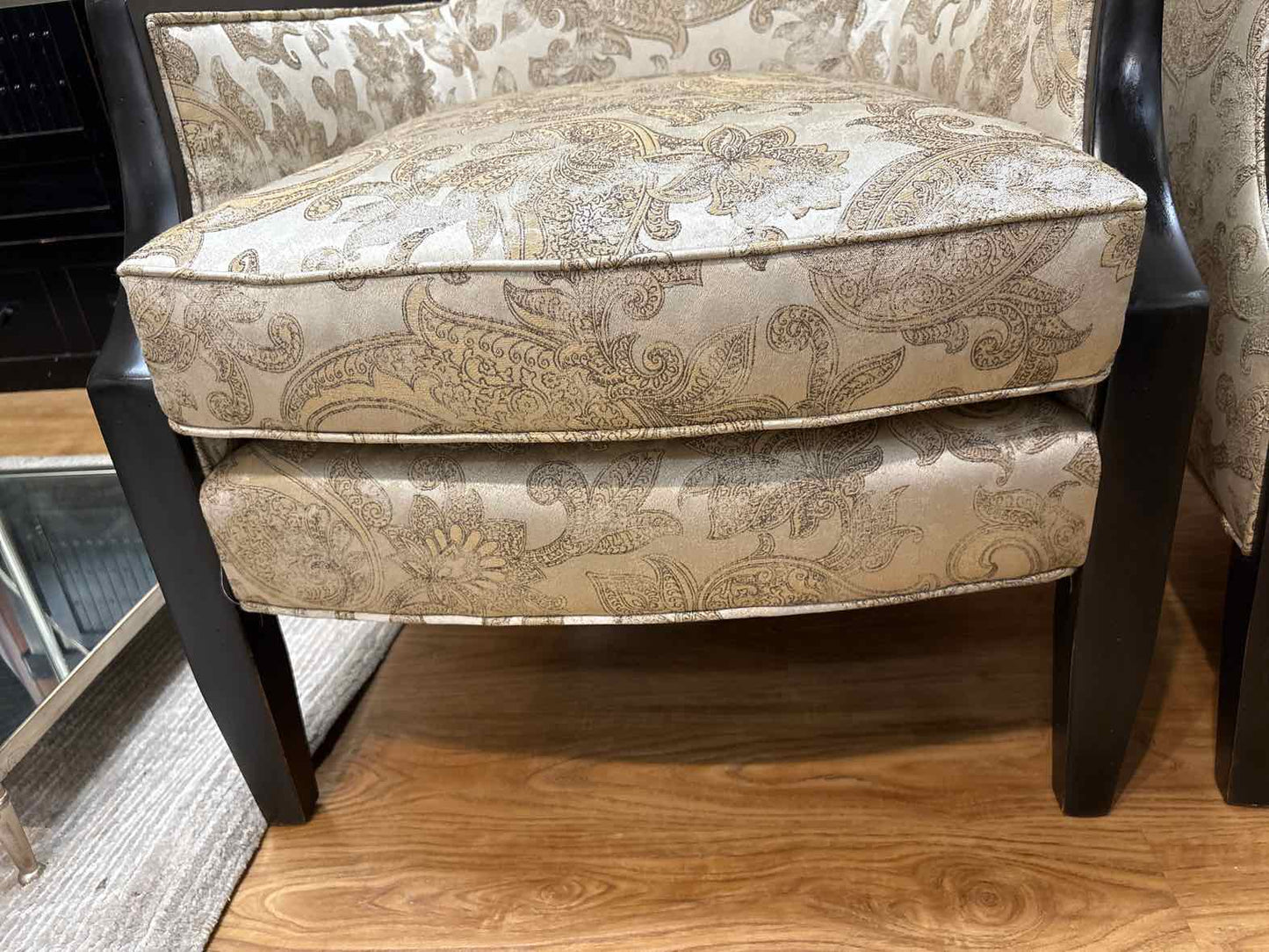 Pair of Arhaus Paisley Accent Arm Chairs