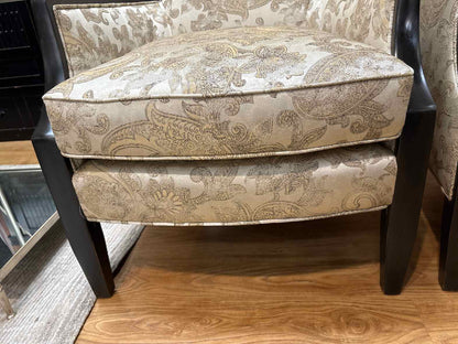 Pair of Arhaus Paisley Accent Arm Chairs