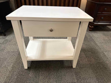 Land of Nod White Nightstand