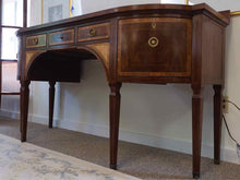 Mahogany Bow Top Server with Inlay & Empire Style Pulls
