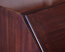 Mahogany Serpentine-front Claw Footed Secretary Desk