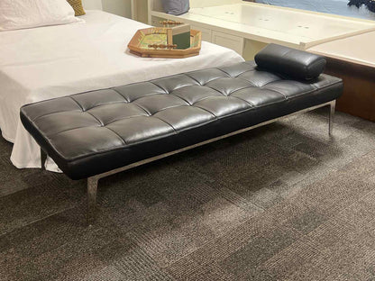 Macy's 'Myia' Leather Daybed