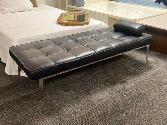 Macy's 'Myia' Leather Daybed