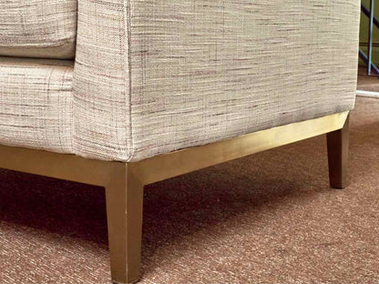Home Meridian Multi Colored Upholstered Tufted Back Chair