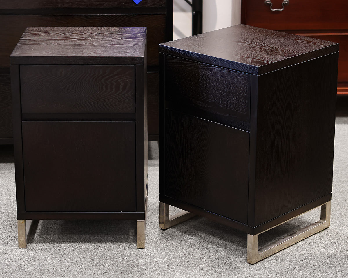 Pair of Deep Espresso Nightstands