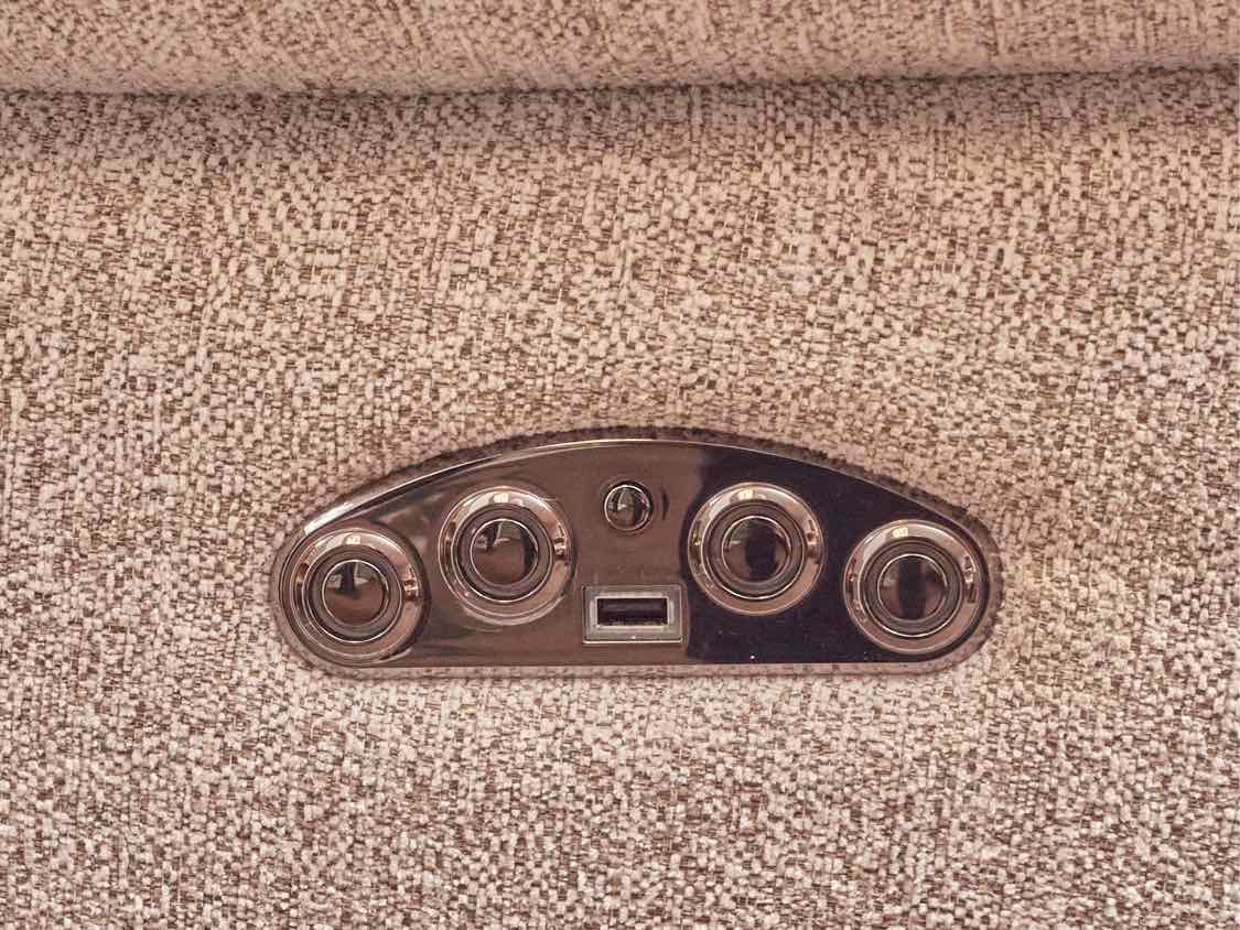 HTL Furniture  Power Reclining 3 Cushion Sofa with 2 Reclining  Seats