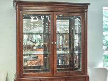 Cherry Stain Two Piece China Cabinet