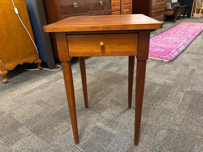 Tom Seely Cherry One Drawer Nightstand