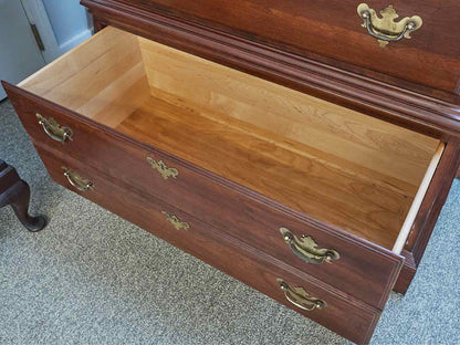 Jamestown Sterling Cherry 5 Drawer Chest on Chest