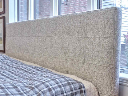 Room & Board Wyatt King Bed in Conley Oatmeal