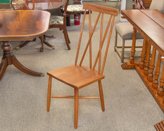 Set of 8 Gat Creek Addison Dining Chairs in Cherry with Natural Finish