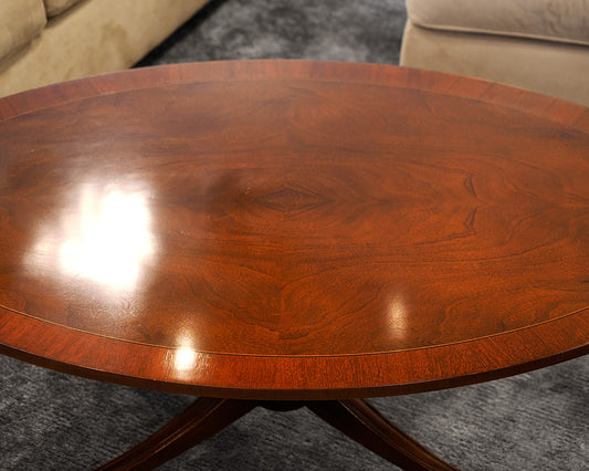 Hickory Cherry Oval Cocktail Table