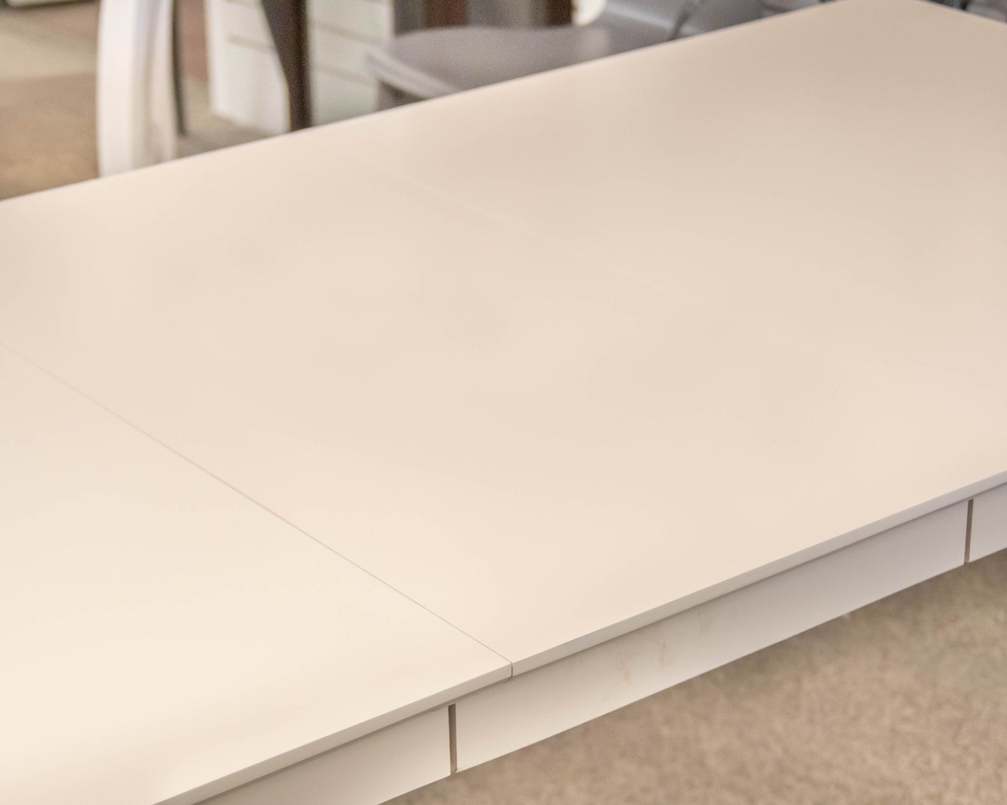 Gat Creek Everyday Dining Table with Leaf in Classic Santa Barbara Paint Finish