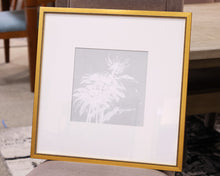 "Echinacea I" Matted Print in Antique Gold Frame