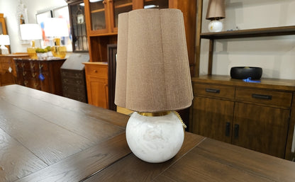 'Rosalind' Marble and Steel Accent Lamp