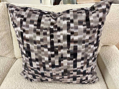 Geometric Pixel Accent Pillows