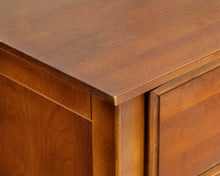Thomasville Impressions Triple Dresser in Cherry with Wood Pulls