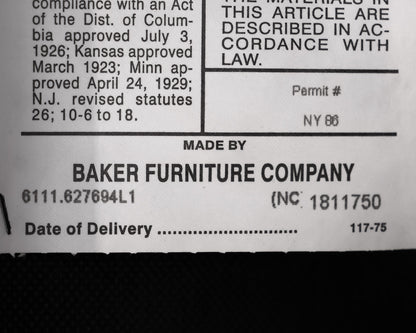 Baker Custom Bench