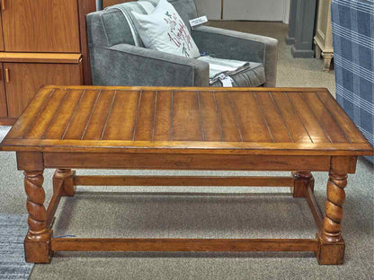 Rustic Barley Twist Cocktail Table