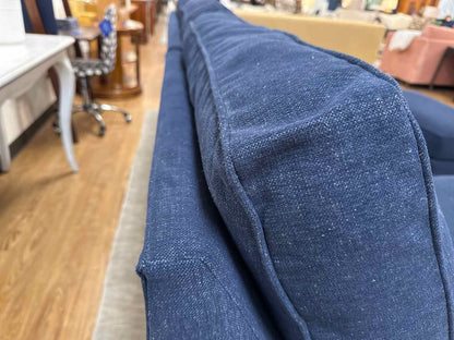 Boston Interiors Navy Sofa With Ottoman