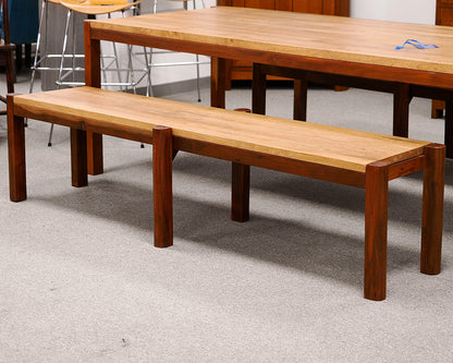 Wooden Teak and Acacia Wooden Bench