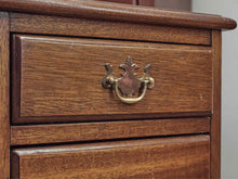 Vintage Mahogany Leather Top Desk