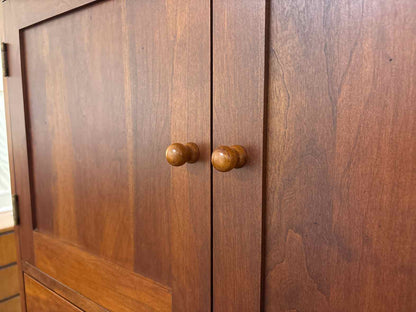 Tom Seely Cherry 6-Drawer Door Chest