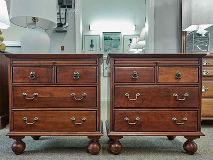 Pair of Bob Timberlake for Lexington Cherry Four Drawer Bedside Chests