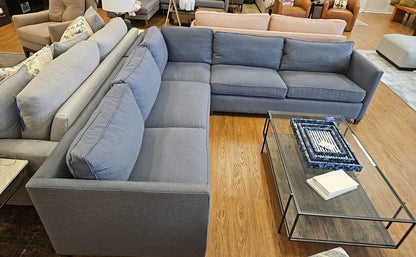 Crate & Barrel 3-Piece L-Shaped Sectional