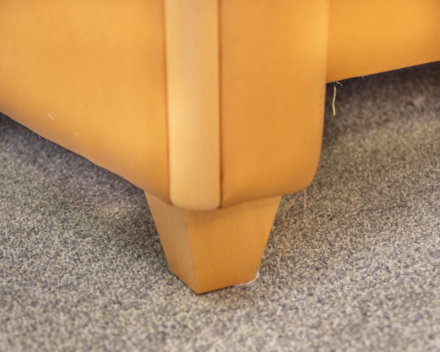 Ekornes Camel Leather High Back Recliner