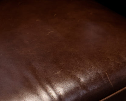 Bassett Leather Two-Piece Sectional