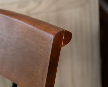 Maple & Black Arm College Office Chair