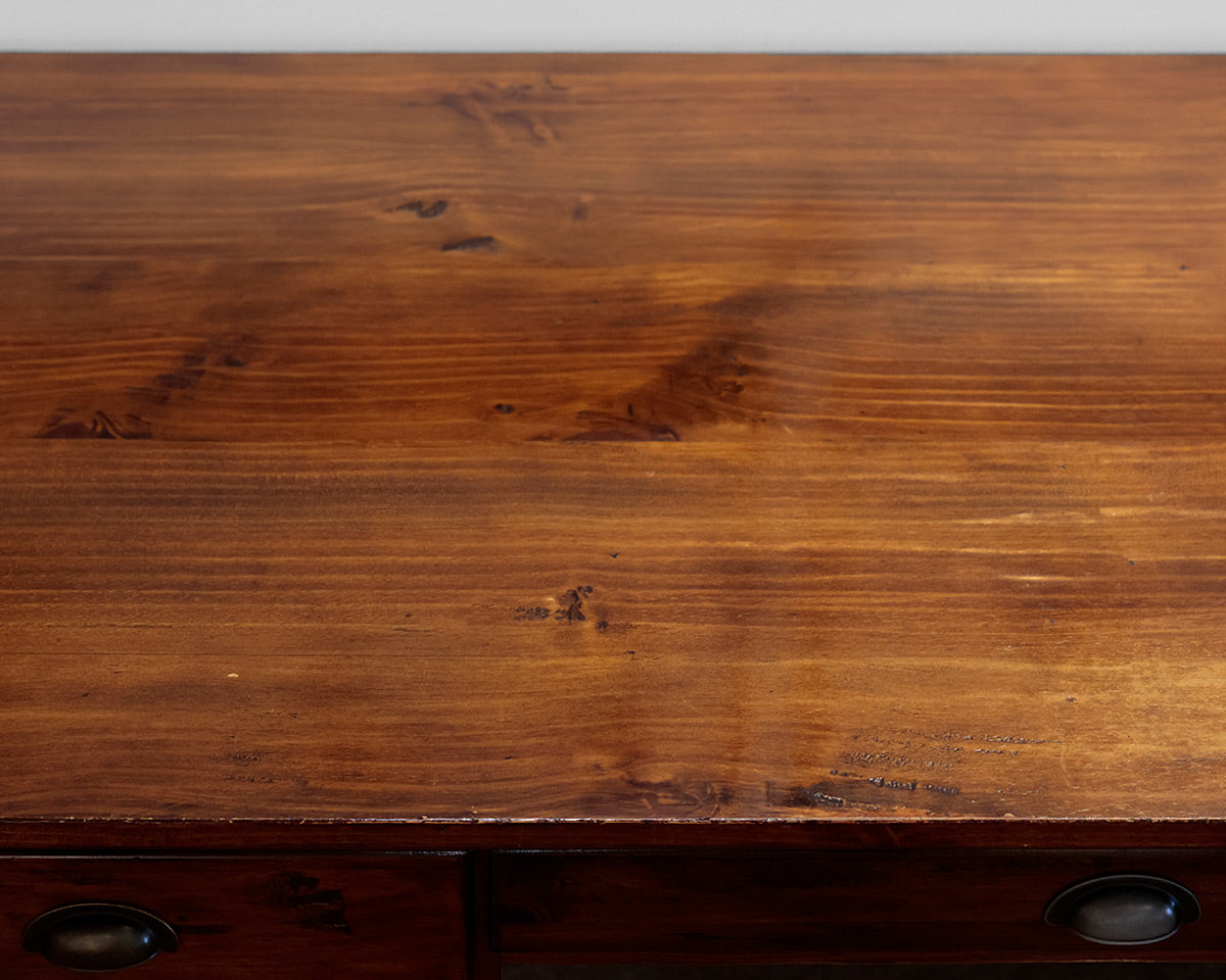 Pottery Barn Printer's Keyhole Exectutive Desk