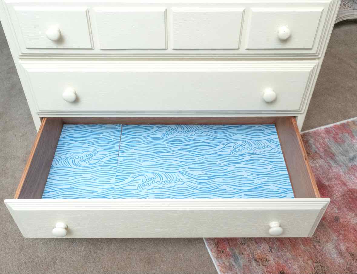 Cream Finish 2 Drawer Side Bed Chest