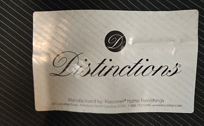 Klausner Charcoal Leather Sofa