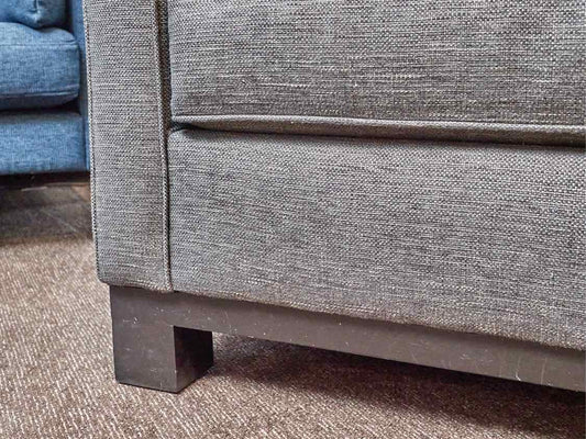 Grey Tweed Upholstered Transitional Chair