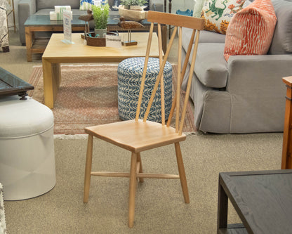 Set of 8 Gat Creek Addison Dining Chairs in Maple with Natural Finish