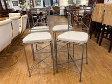 Set of 4 Iron Counter Stools