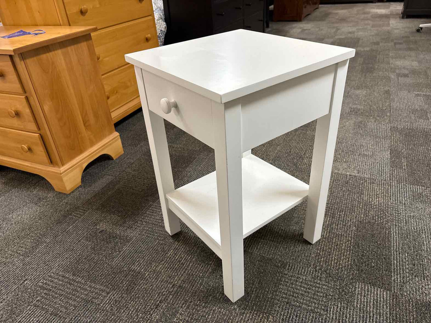 Pair of White Nightstands