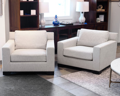 Pair of Holly Hunt Upholstered Accent Chairs